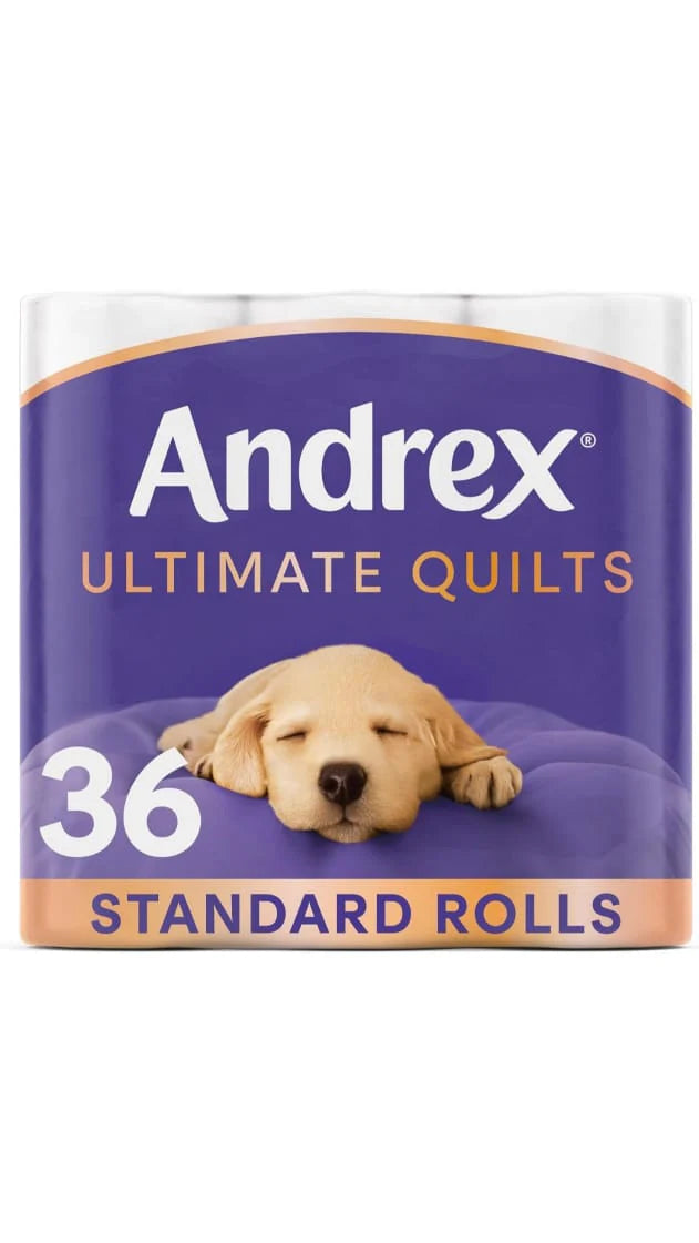 Andrex Ultimate Quilts Toilet Rolls – 36 Pack