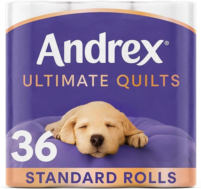 Andrex Ultimate Quilts Toilet Rolls – 36 Pack