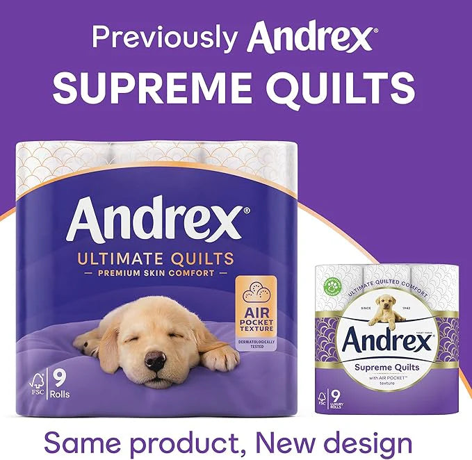 Andrex Ultimate Quilts Toilet Rolls – 36 Pack