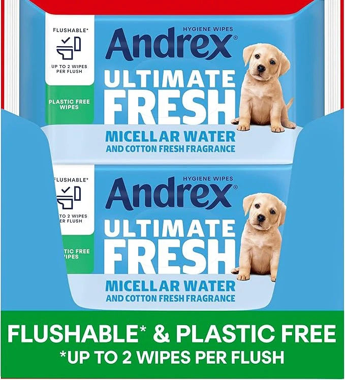 Andrex Ultimate Clean Wipes – 12 Pack