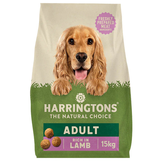 Harrington's Lamb & Rice Dog Food: 15kg of natural goodness.