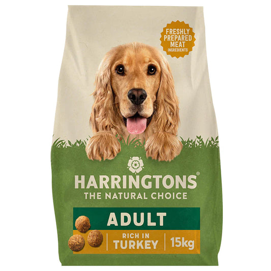 Harrington's Turkey & Veg Dog Food: 15kg of natural goodness.